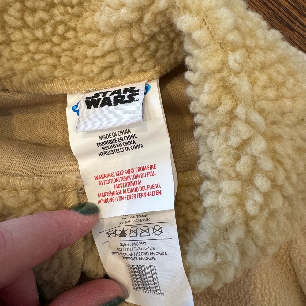 Brand new without tags Star Wars Disney store baby costume